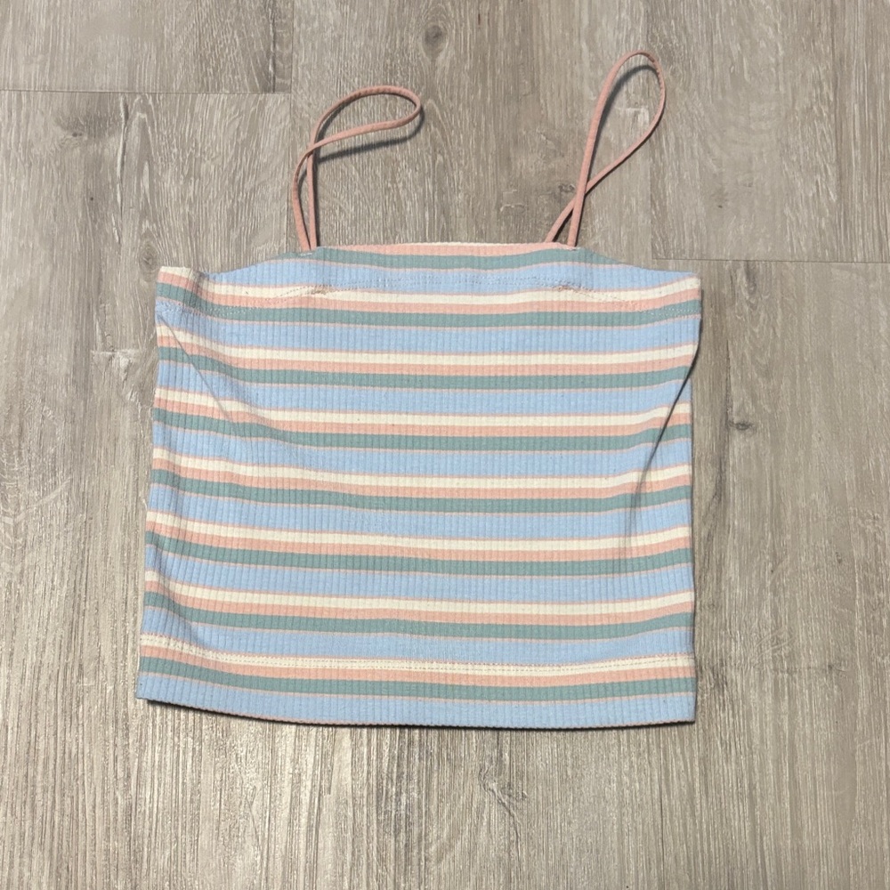 American Eagle Outfitters Pastel Striped Camisole